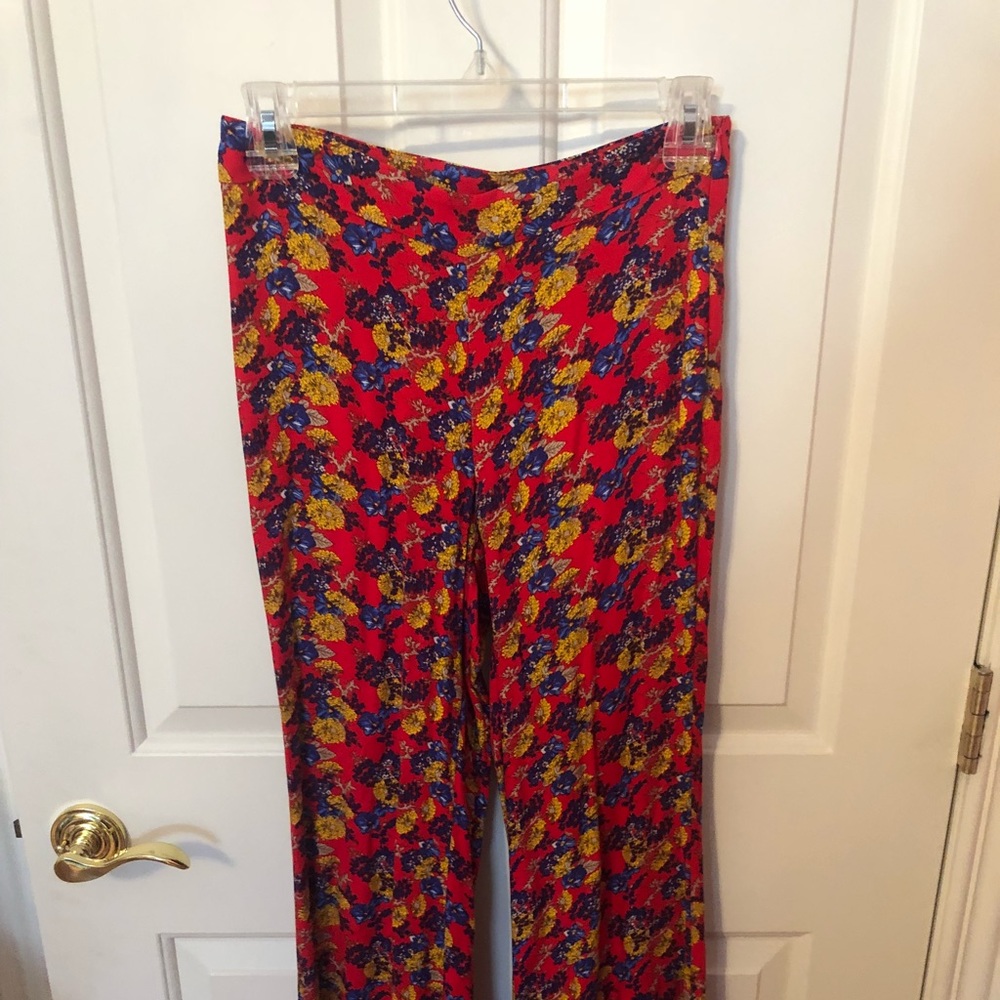 Floral high waisted Bellbottom pants